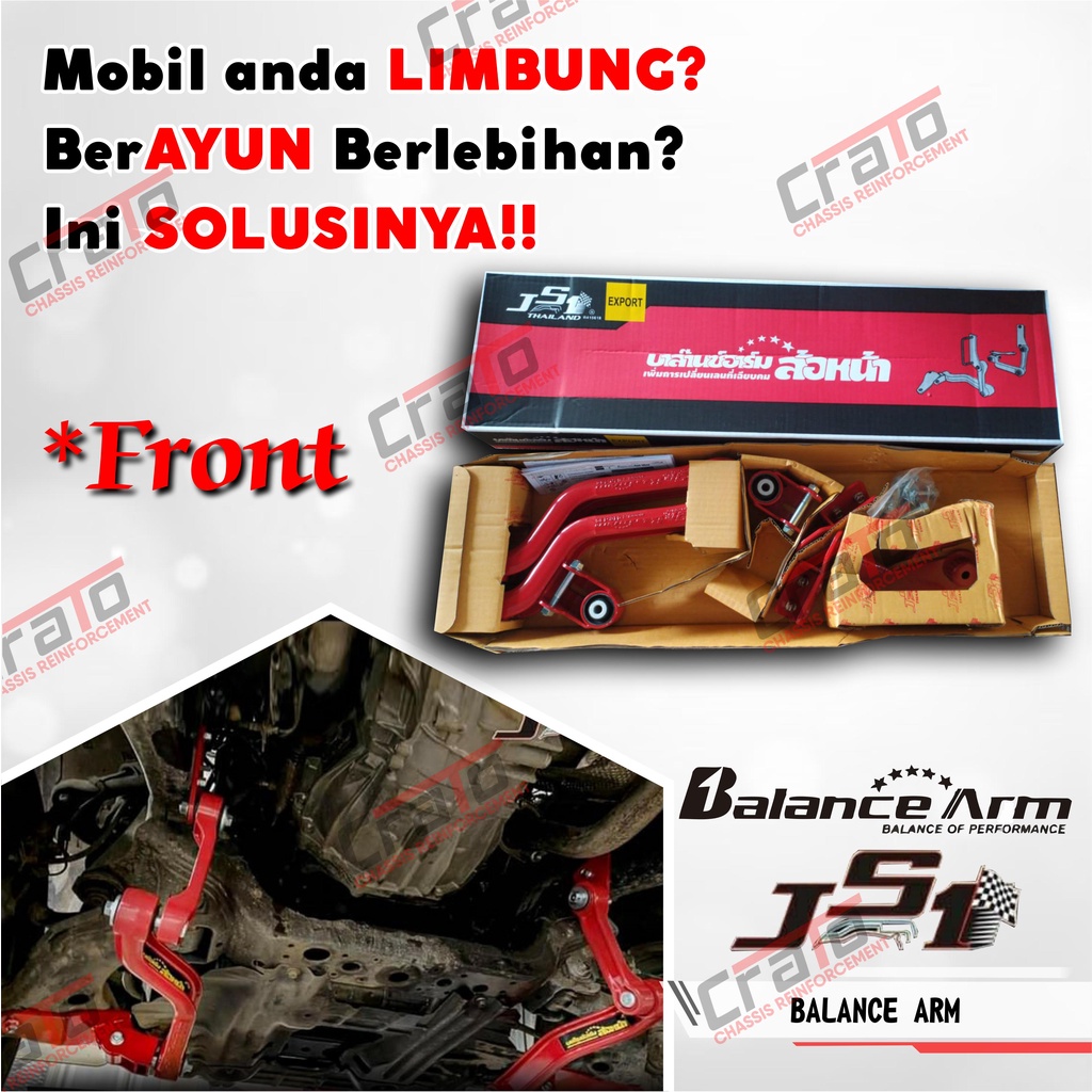 Aksesoris BALANCE ARM - FRONT - Stabiliser Swaybar Toyota Fortuner 05+ 16+ VRZ SRZ VNT 2KD Nissan Na