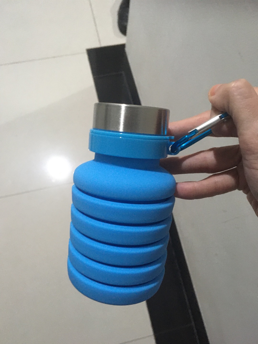 550 Ml Botol Minum / Botol Minum Lipat / Folding Cup / Foldable Cup / Silicone Tumbler