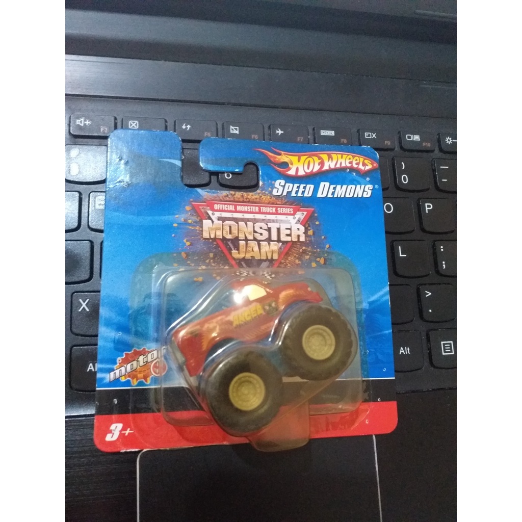 HOT WHEELS SPEED DEMONS MINI MONSTER JAM MERAH TAMPO ANGER RARE