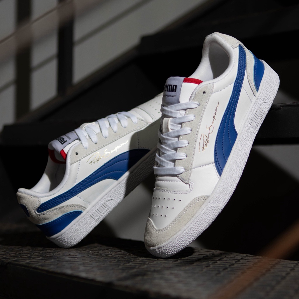 Sepatu Puma Ralph Sampson [White Blue] BNWB-3