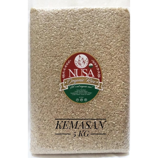 

Big Sale Beras Coklat Organic Nusa Kemasan 5 Kg Big Sale