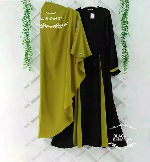 Set syar,i Marwah set Khimar