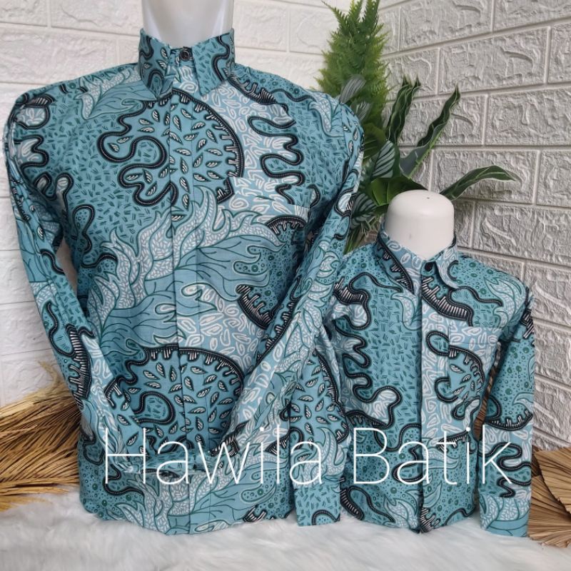 Baju Batik Couple Ayah Anak Kualitas Premium