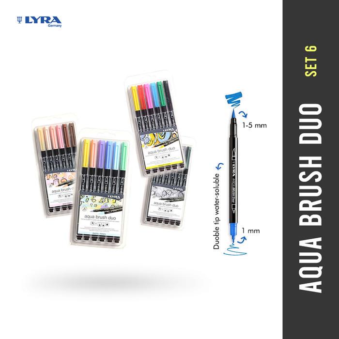

LYRA Brush Pen / Aqua Brush Duo Set 6