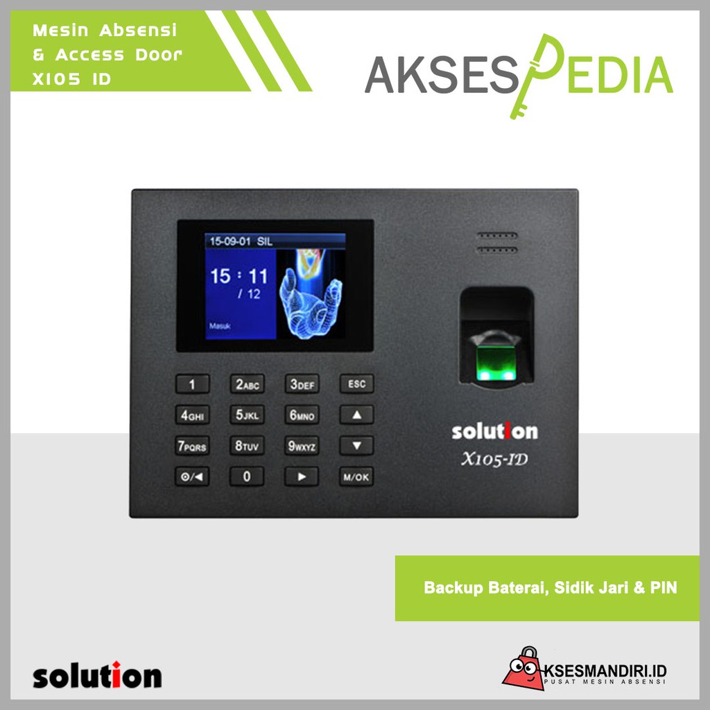 Mesin Absensi / Fingerprint Solution X105-ID