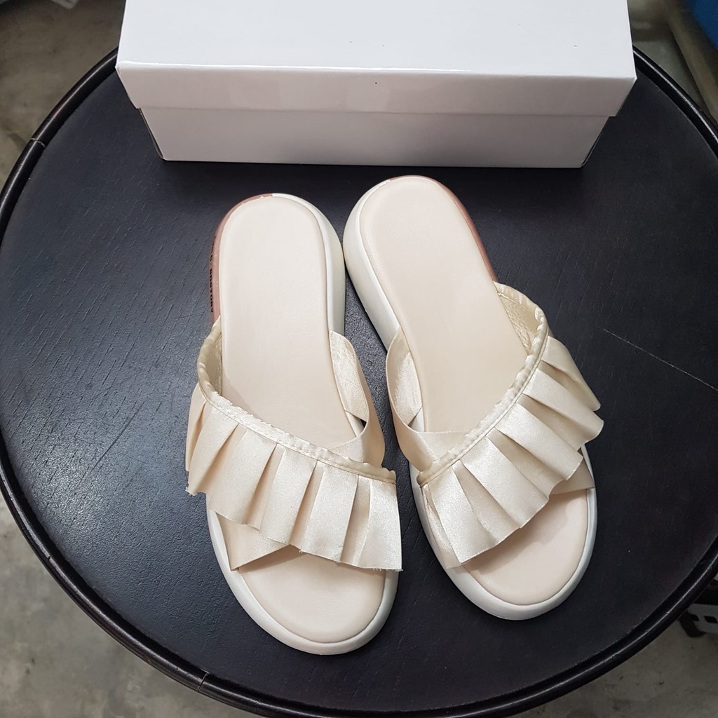 [✅BISA COD] 7790 SANDAL WANITA IMPORT X RENDA (REAL PICTURE)