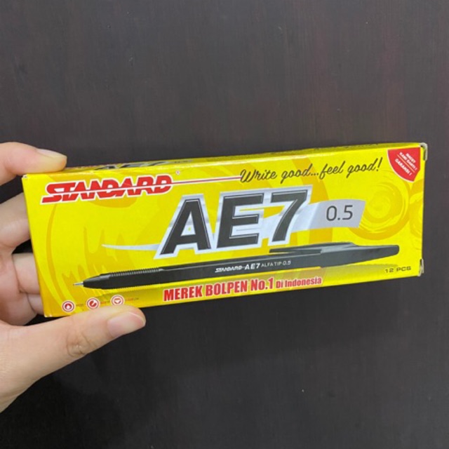 

Standard Pen Black AE7 0.5 ready stock perbox