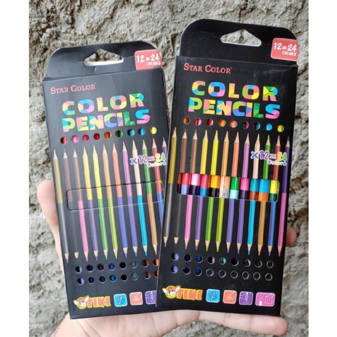 

Pensil Warna Untuk Mewarnai - Menggambar 12- 24 color pensil