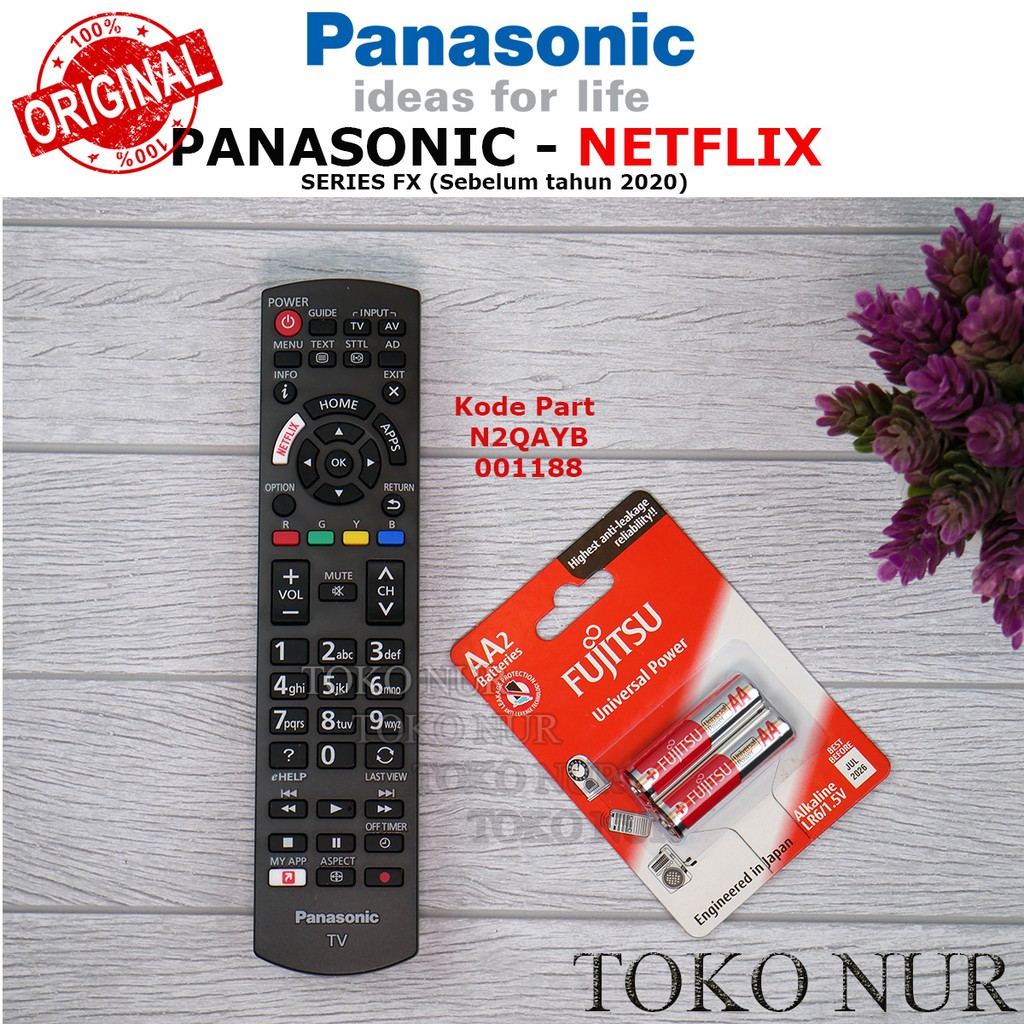 Remote SmartTV Panasonic Netflix series FX Original