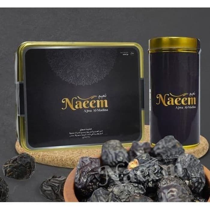 

Kurma Ajwa Al-Madinah Premium 850gram NAEEM Qurma Nabi Original
