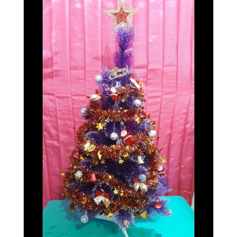 Bisa Cod: Ready Pohon natal 3feet (realnya 95cm)