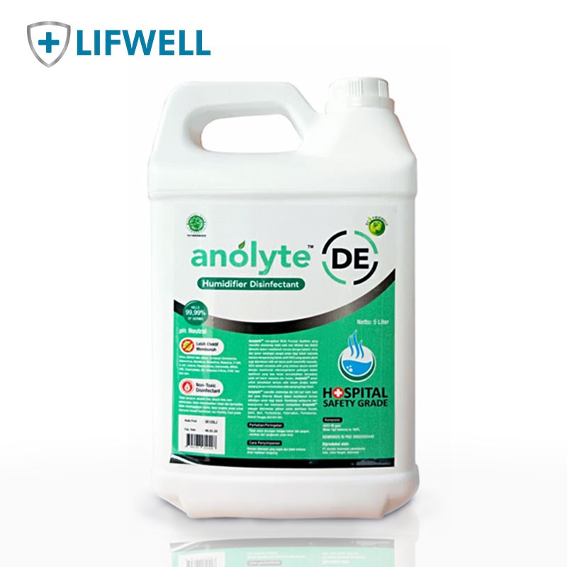 Anolyte DE Humidifier Hospital Grade. Air Purifier Disinfectant Diffuser Cairan Disinfektan 5 Liter.