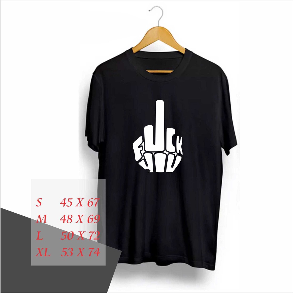 kaos keren pria wanita fuck you