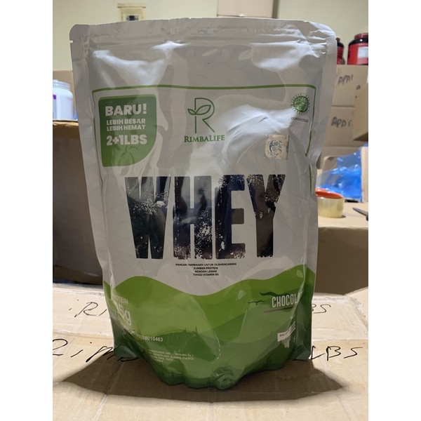 Rimbalife Rimbawhey Rimba Whey Protein 2 Lbs 3 Lbs BPOM Halal