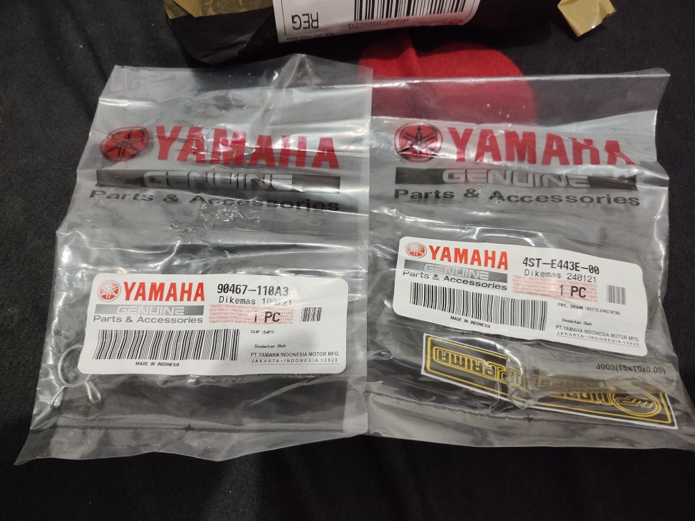 Pipe Drain- Selang Pembuangan Dan Clip - Cek Oli - Air Cvt- All Matic- Original Ygp
