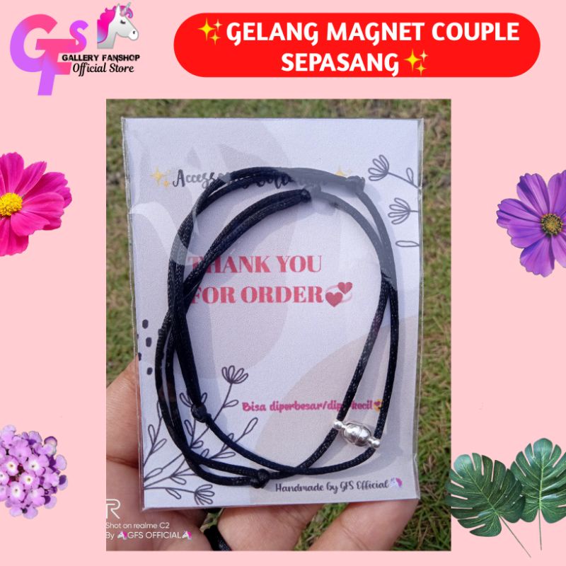 GELANG MAGNET COUPLE // GELANG MAGNET SEPASANG // GELANG BEST FRIEND