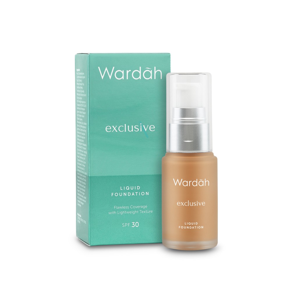 Wardah Exclusive Liquid Foundation 05 Coffee Beige 20 ml