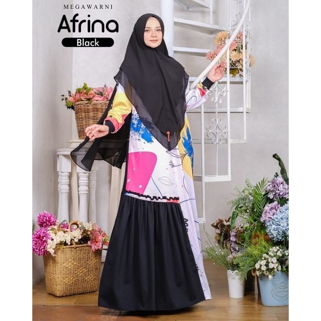 Gamis Syari Megawarni Afrina
