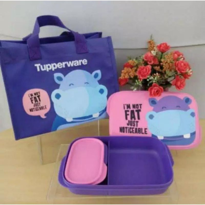 Tempat Makan Tupperware Bonus Tas Cantik