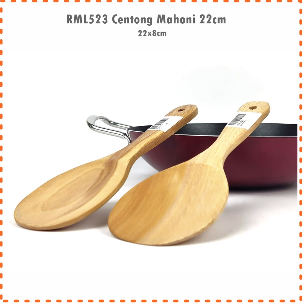 Centong Nasi Kayu Mahoni &amp; Sonokeling  22cm, 25cm &amp; Jumbo 33cm