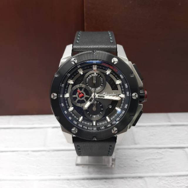 ALEXANDRE CHRISTIE PRIA AC 6549 MC ORIGINAL ( BLACK SILVER )