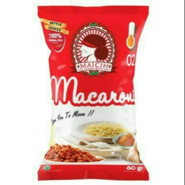 Macaroni Maicih Axl Crispy Pedas Sedang Daun Jeruk Level 02 (60gr)