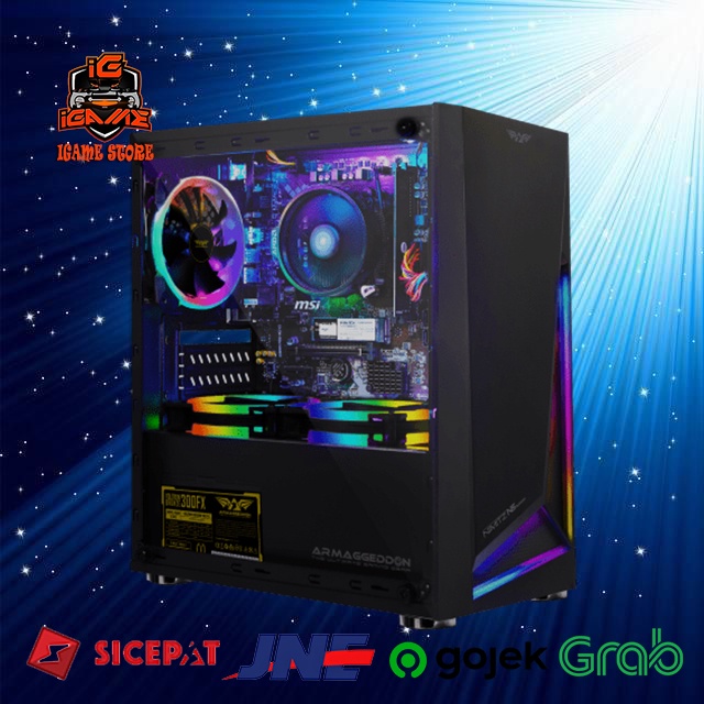 MURAH PC GAMING RAKITAN THUNDER STORM RYZEN 3 PRO 4350G