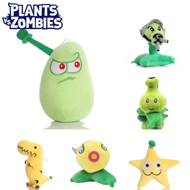 30cm Plants VS Zombies Plush Toys PVZ Plants Peashooter Split Pea Gargantuar Plush Soft Stuffed Toys For Kids Baby Christmas Birthday Gifts