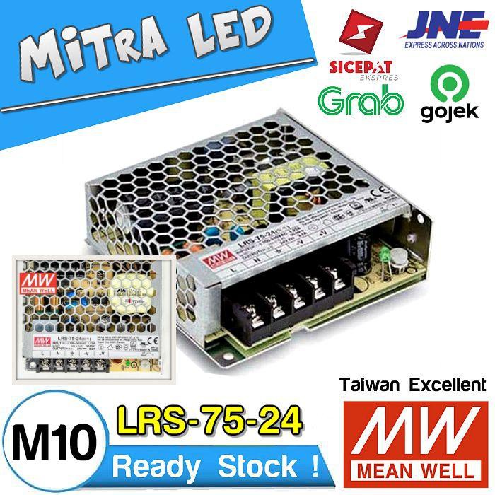 *pertukangan* Power Supply MEANWELL LRS-75-24 Mean Well 75W 24V LRS - M10