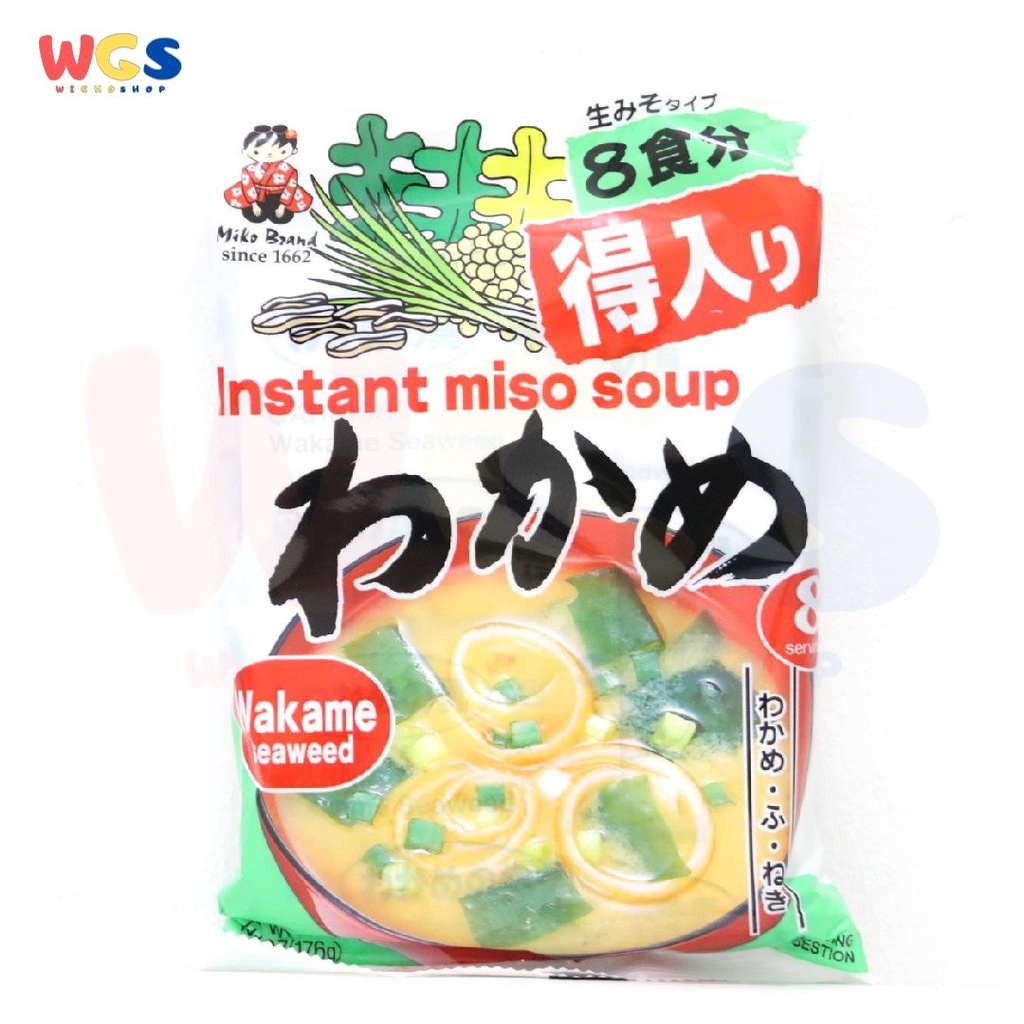 

Miyasaka Instant Miso Soup Wakame Seaweed 176 gr