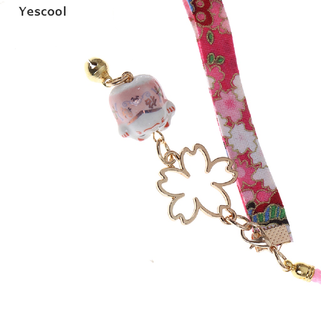 Yes Tali Lanyard Motif Bunga Daisyloncengkucing Untuk Aksesoris Handphone