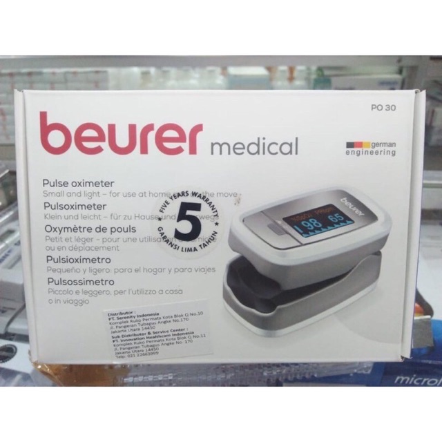 Oximeter Beurer PO 30 / Saturasi Oksigen Beurer PO30/Pulse Oxymetri Beurer