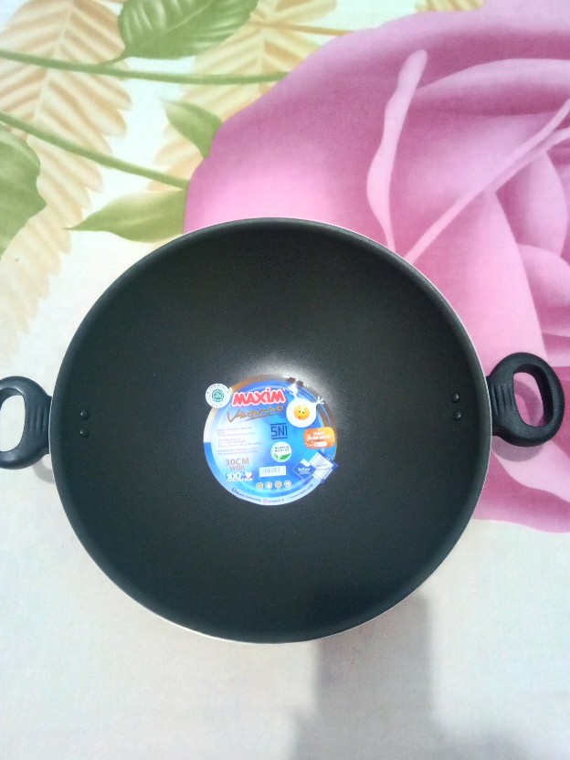 Valentino Wok 30 Cm / Wajan Penggorengan Maxim/ Maxim Valentino Wok 30 Cm