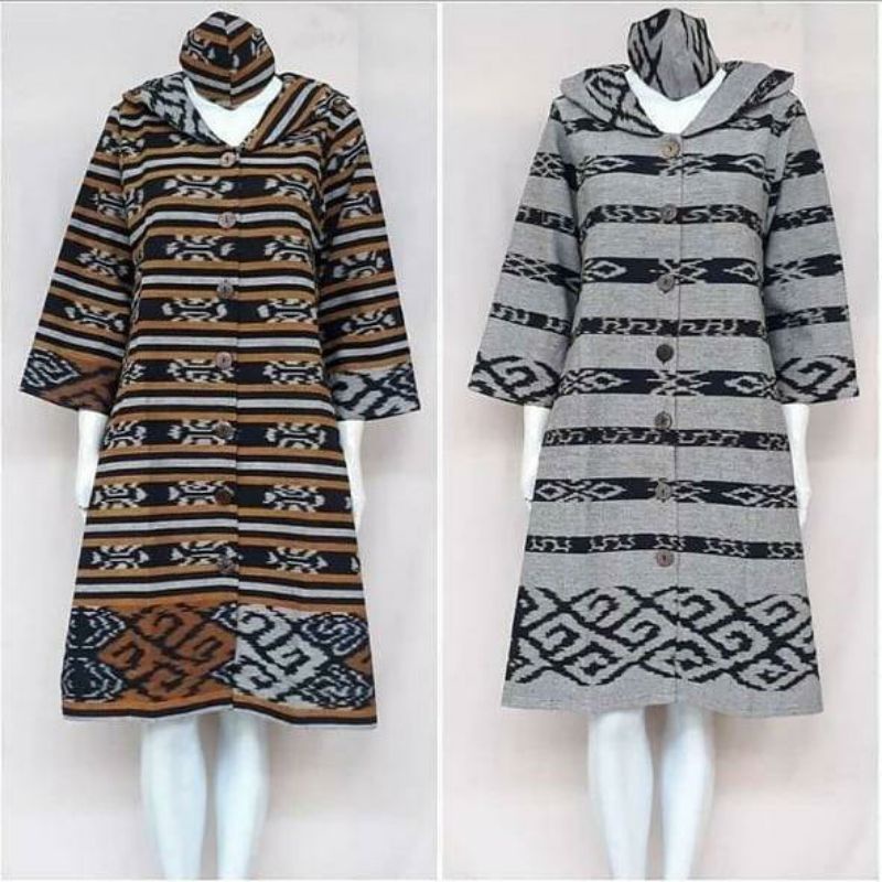 Dress furing tricod tenun jepara baju tenun jepara DTB139