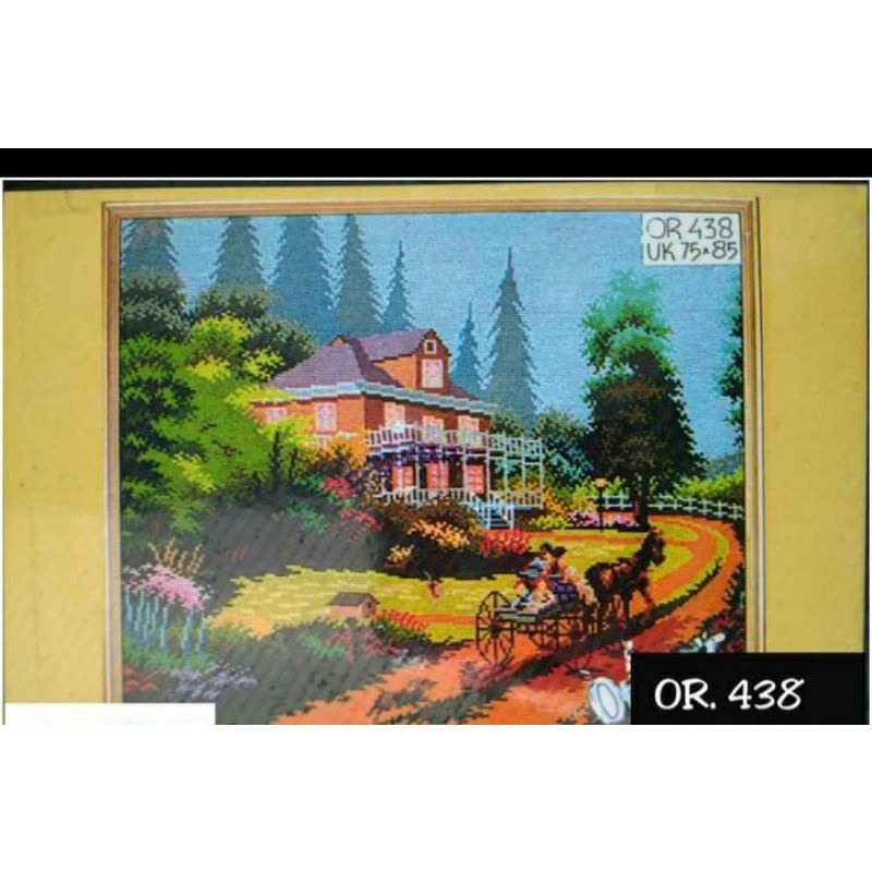 paket kristik pemandangan pedati kuda