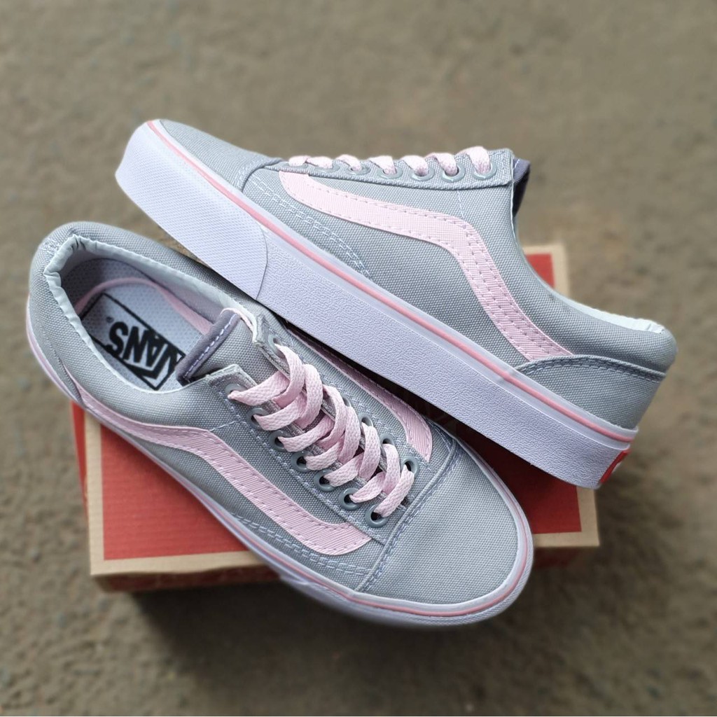 vans grey or pink