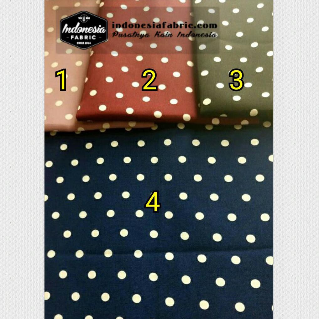 Kain Gamis Kain Wolfis Woolpeach Wollpeach Wolvis Motif Polkadot