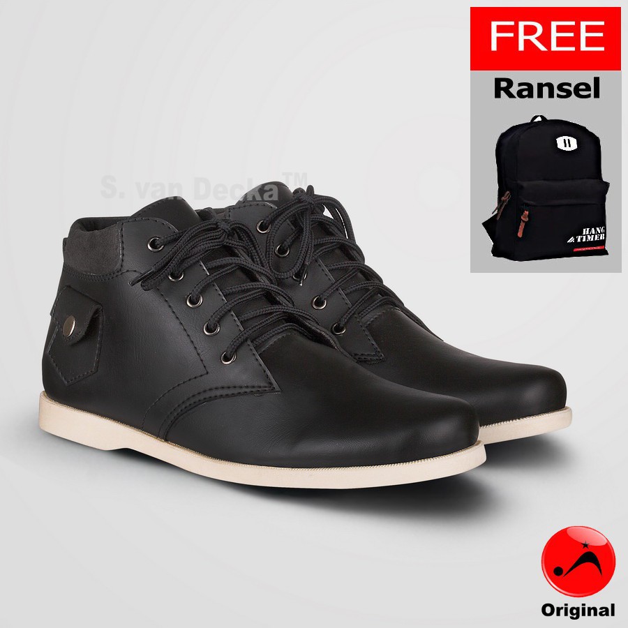 Sepatu Pria S. van Decka R-XRC02 + Bonus Ransel