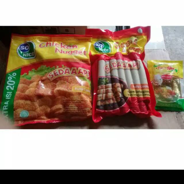 

SO NICE NUGGET SOSIS PAKET HEMAT