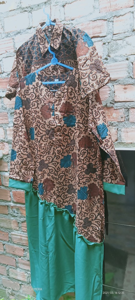 Maura Couple - Sania Ruffle Batik Couple