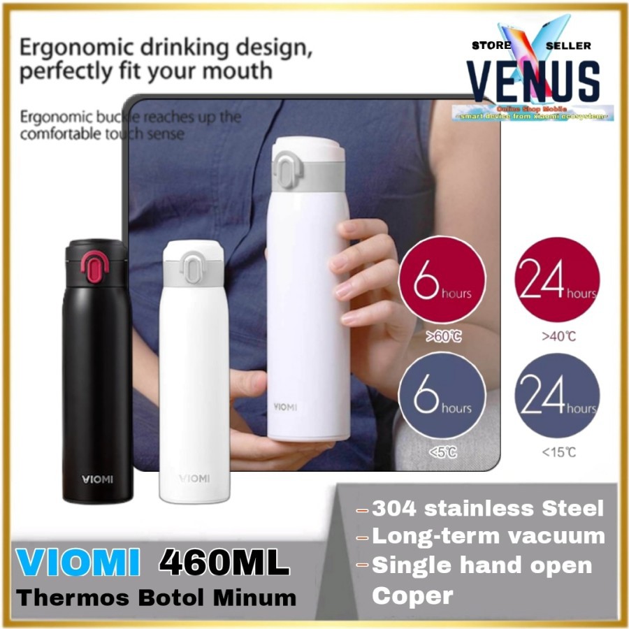 Viomi Thermos Vacuum Flask 460ml Tumbler Bottle - Cup Botol Minum