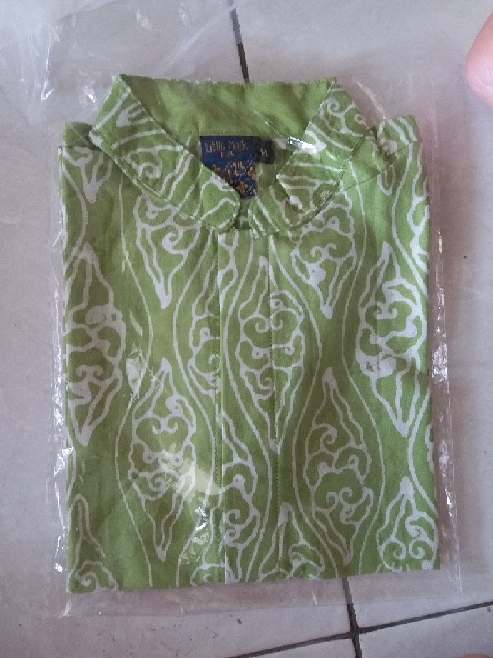 Salee Size M (4 - 5 Tahun), Kemeja Batik Anak By Little Malik Batik