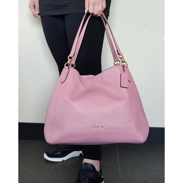 Coach Preloved Hallie 80268 Shoulder Bag Pink Authentic