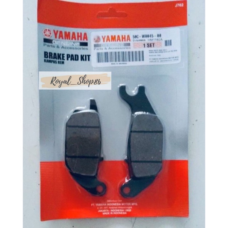 Discpad / Kampas Rem Belakang Jupiter MX New Vixion new (50C-W0046-00) Original