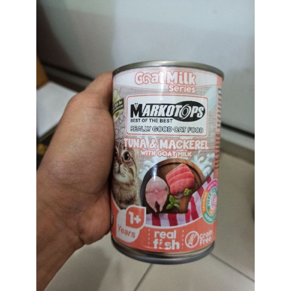 Makanan kaleng kucing markotops kaleng 400 gram all varian | markotops kaleng wetfood