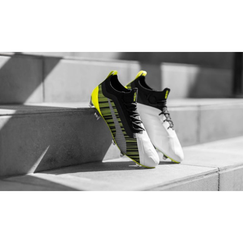 Sepatu Bola Puma One 5.1 FG Black Yellow Original