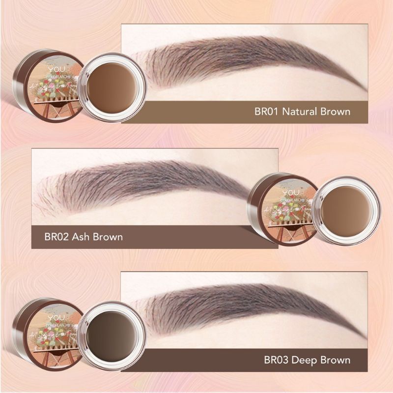 Y.O.U Colorland Eyeliner-Eyebrow Pomade