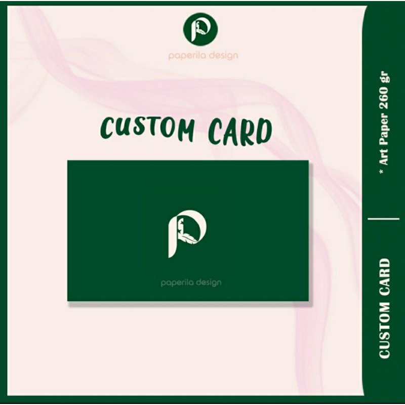 

Custom Card 9 x 4 cm