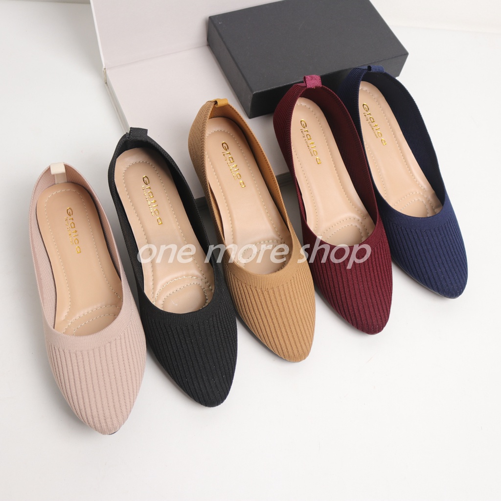 SEPATU FLAT SHOES  RAJUT GRATICA am72