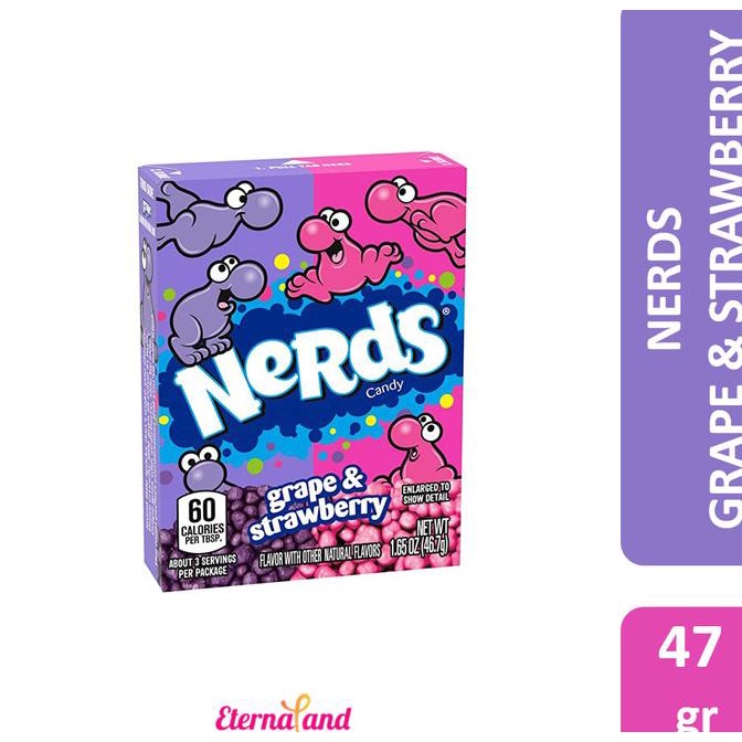 

Nerds Gotta-Have Grape Seriously Strawberry 46.7G / 46.7Gr